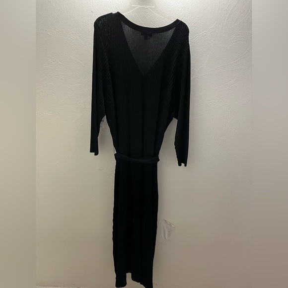 NWT Lane Bryant Black, button down Maxi Sweater Dress in 22/24. - Picture 8 of 8
